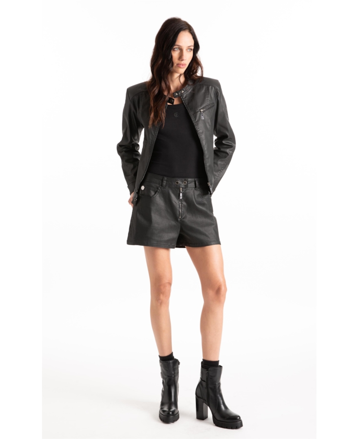 Leather Color (Evase) Recorte Preto