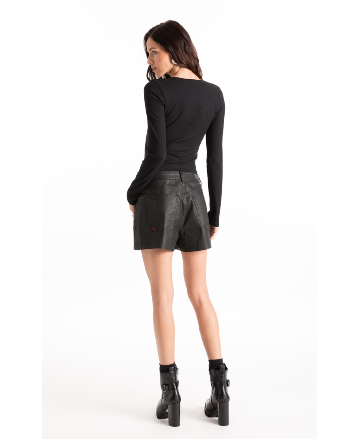 Leather Color (Evase) Recorte Preto