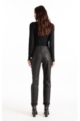 Leather Color (Skinny) Pence Preto