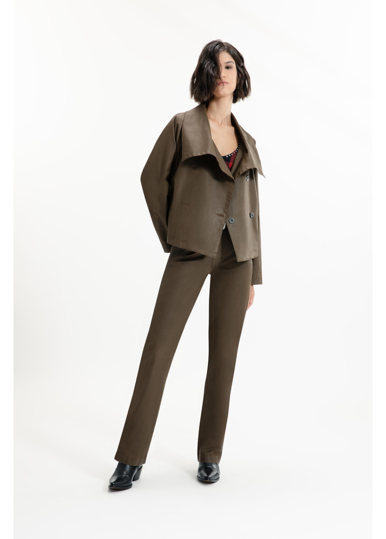 Leather Denim Overcoat Cropped Tabaco leather-denim-overcoat-cropped-tabaco