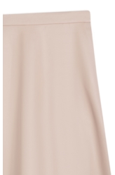 Leather Like Midi Nude