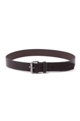 Leather Line Detail Belt Cafe