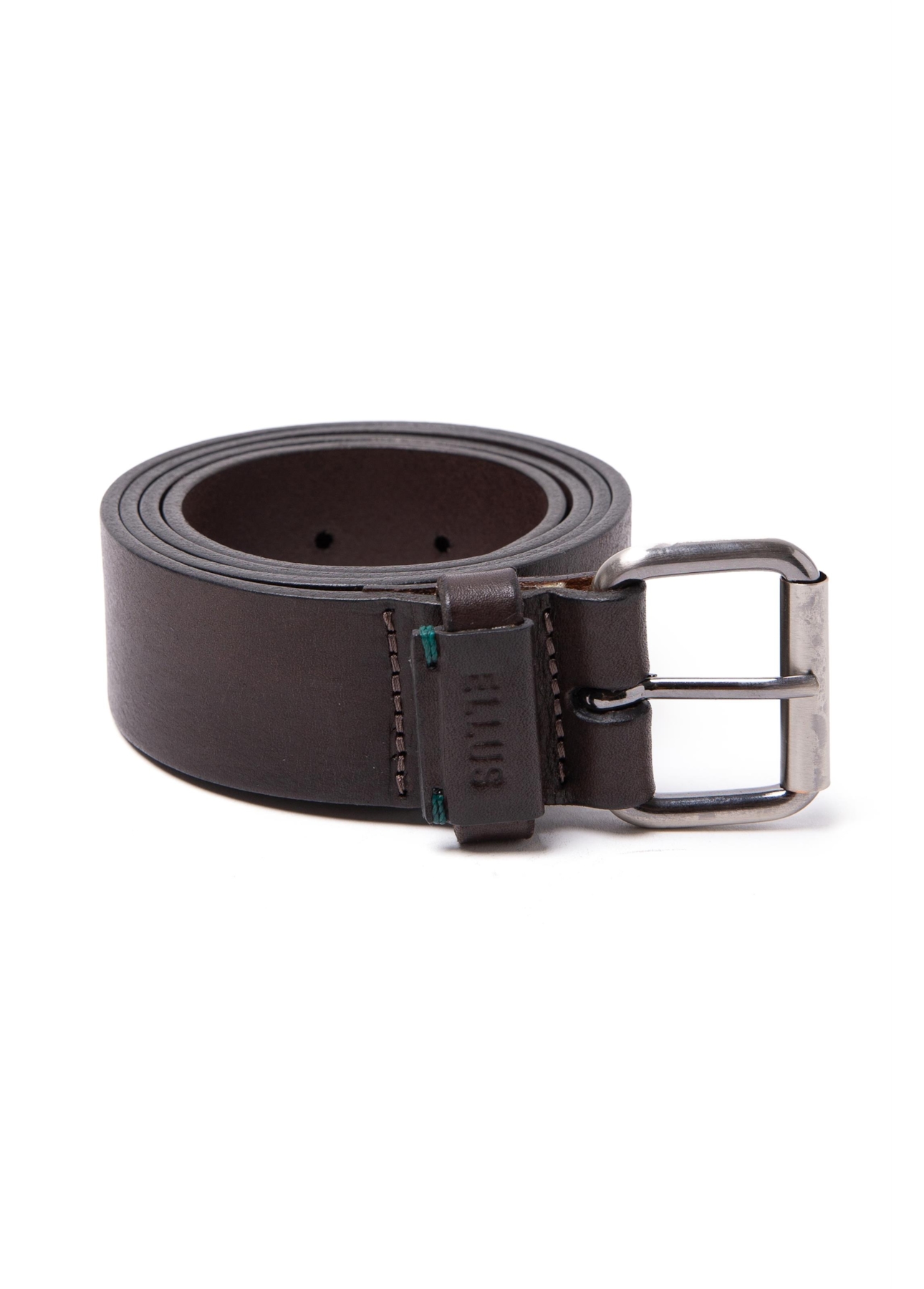 Leather Line Detail Belt Cafe