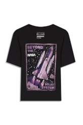 Light Rib Beyond Nasa Boxy Mc Preto