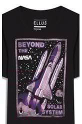 Light Rib Beyond Nasa Boxy Mc Preto