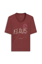 Light Rib Semirose Boxy Mc Bordeaux