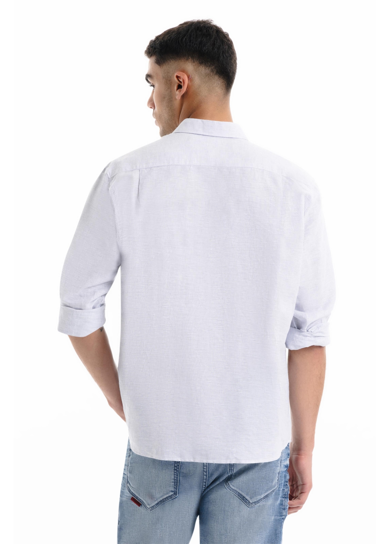 Linen Blend Ft Alessandria Cls Nw Ita Azul Seco