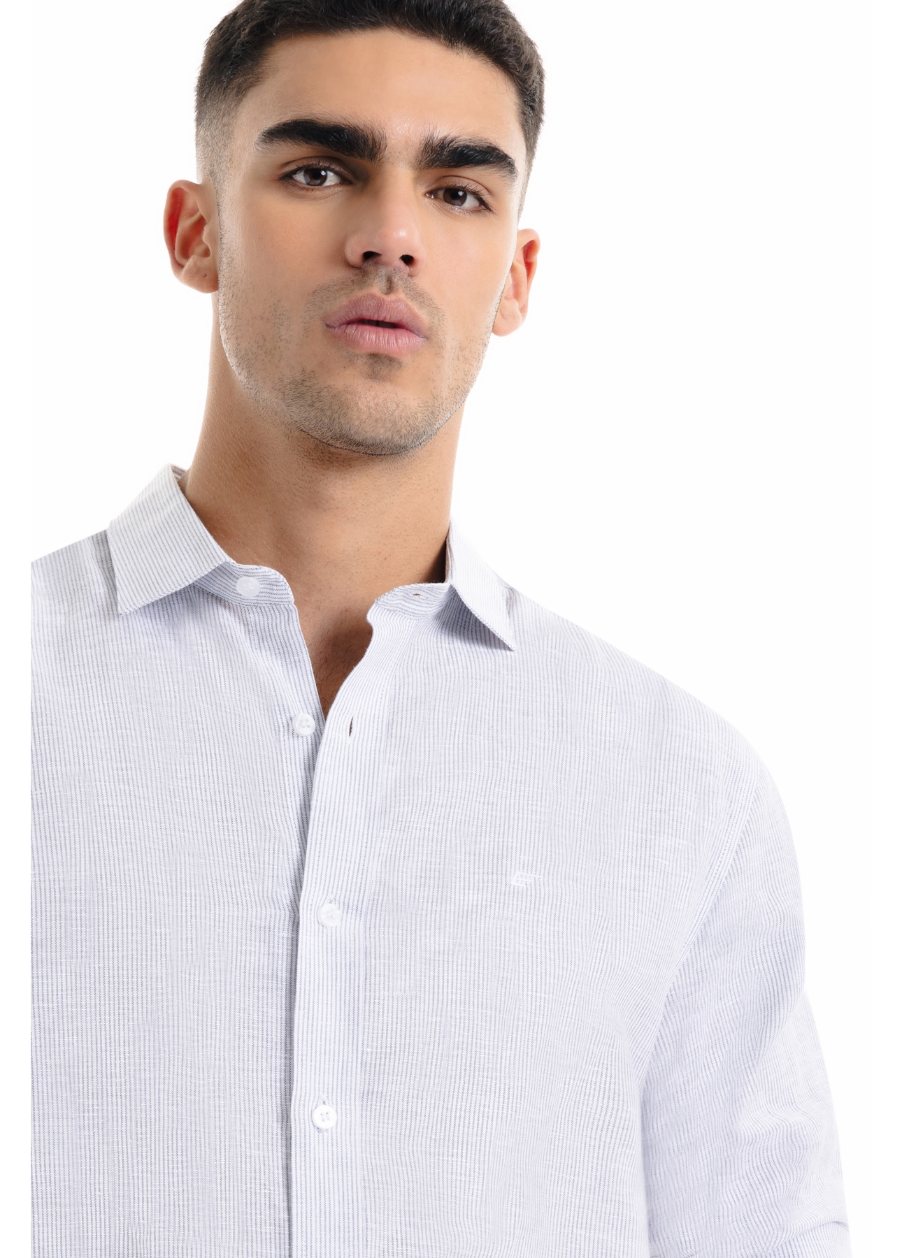 Linen Blend Ft Alessandria Cls Nw Ita Azul Seco