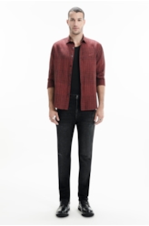 Linen Blend Ft Cave Classic Irish Vermelho