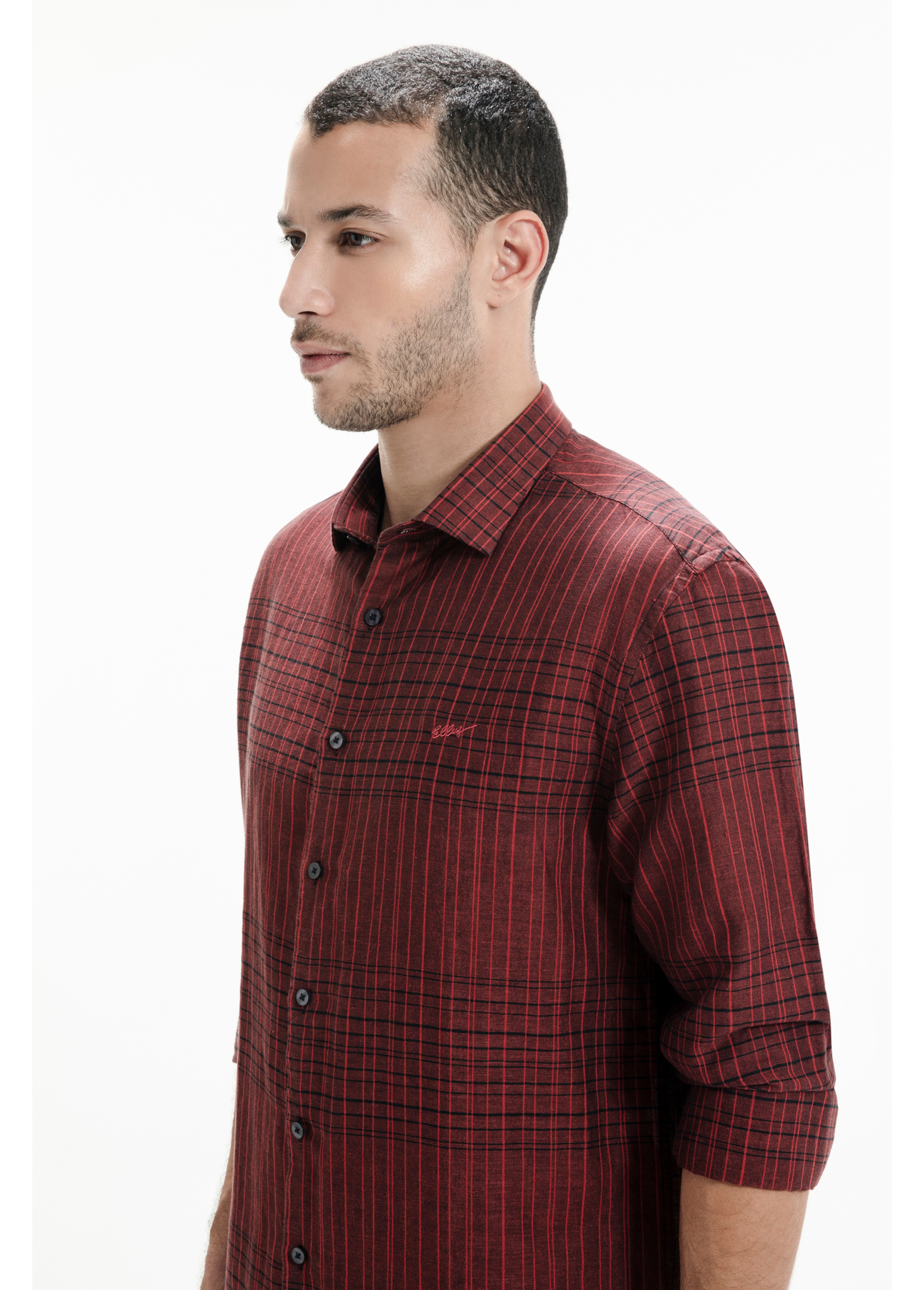 Linen Blend Ft Cave Classic Irish Vermelho