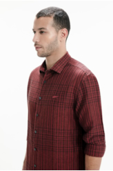 Linen Blend Ft Cave Classic Irish Vermelho
