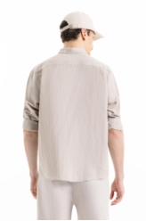 Linen Blend Ft Suli Strp Cls New Ita Areia