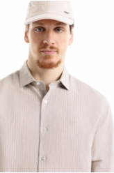 Linen Blend Ft Suli Strp Cls New Ita Areia