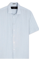 Linen Blend Ft Wayne Classic New Ita Mc Azul Claro