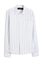 Linen Blend Muniz Classic New Ita Pkt Royal