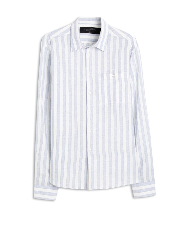Linen Blend Muniz Classic New Ita Pkt Royal