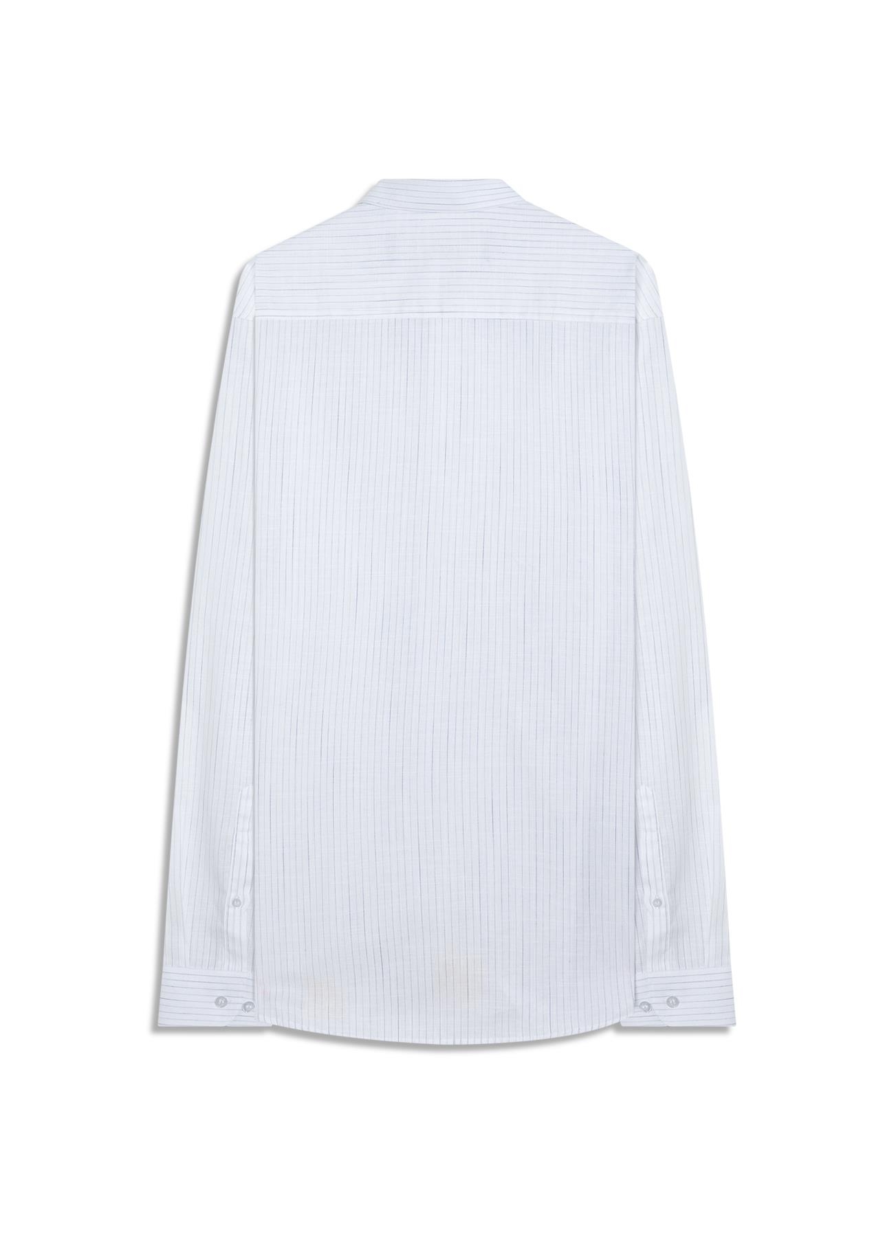 Linen Like Sacramento Listras Classic Xa Branco Laundry