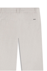 Linsar Rustic B. Faca Reta Pants Areia