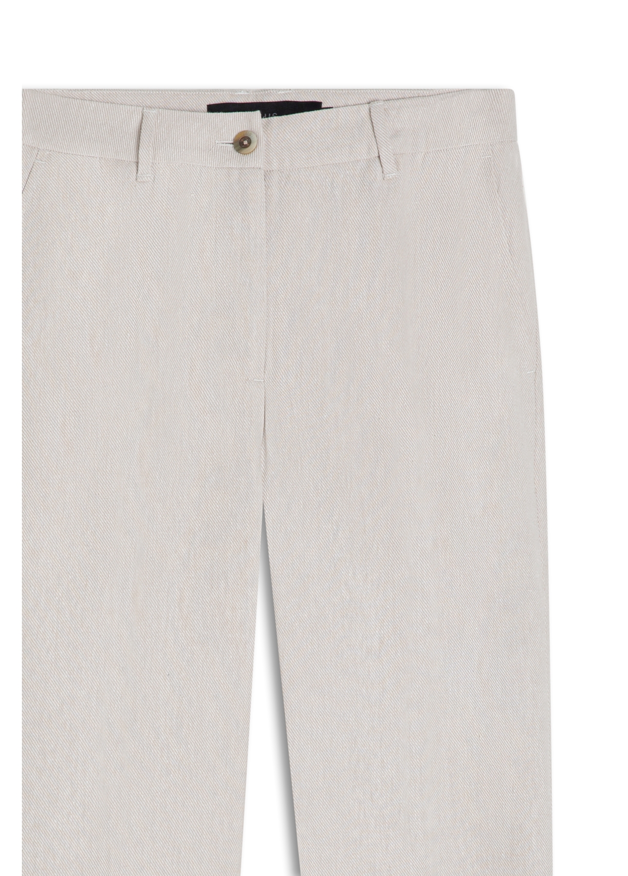Linsar Rustic B. Faca Reta Pants Areia
