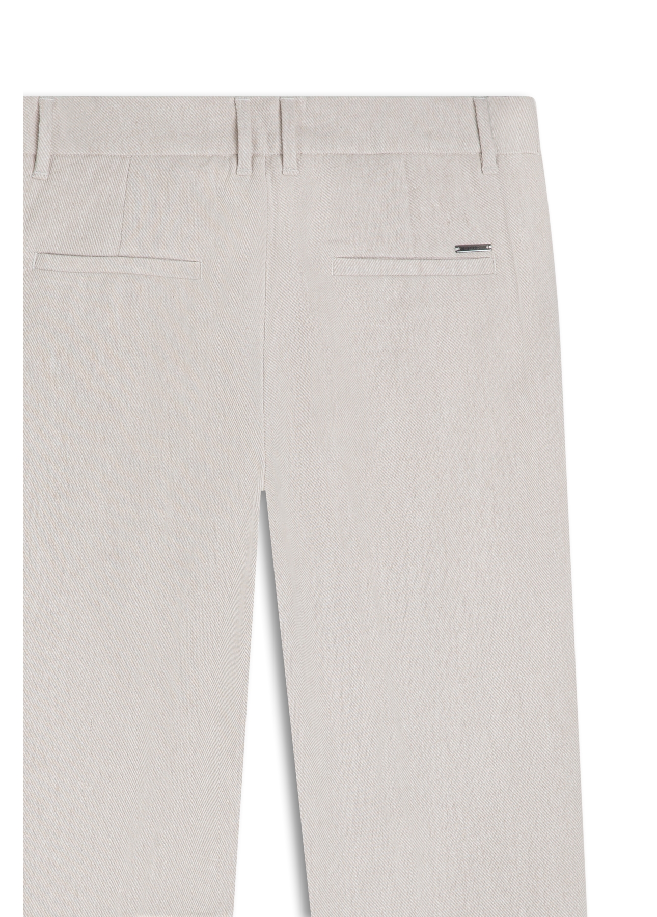 Linsar Rustic B. Faca Reta Pants Areia