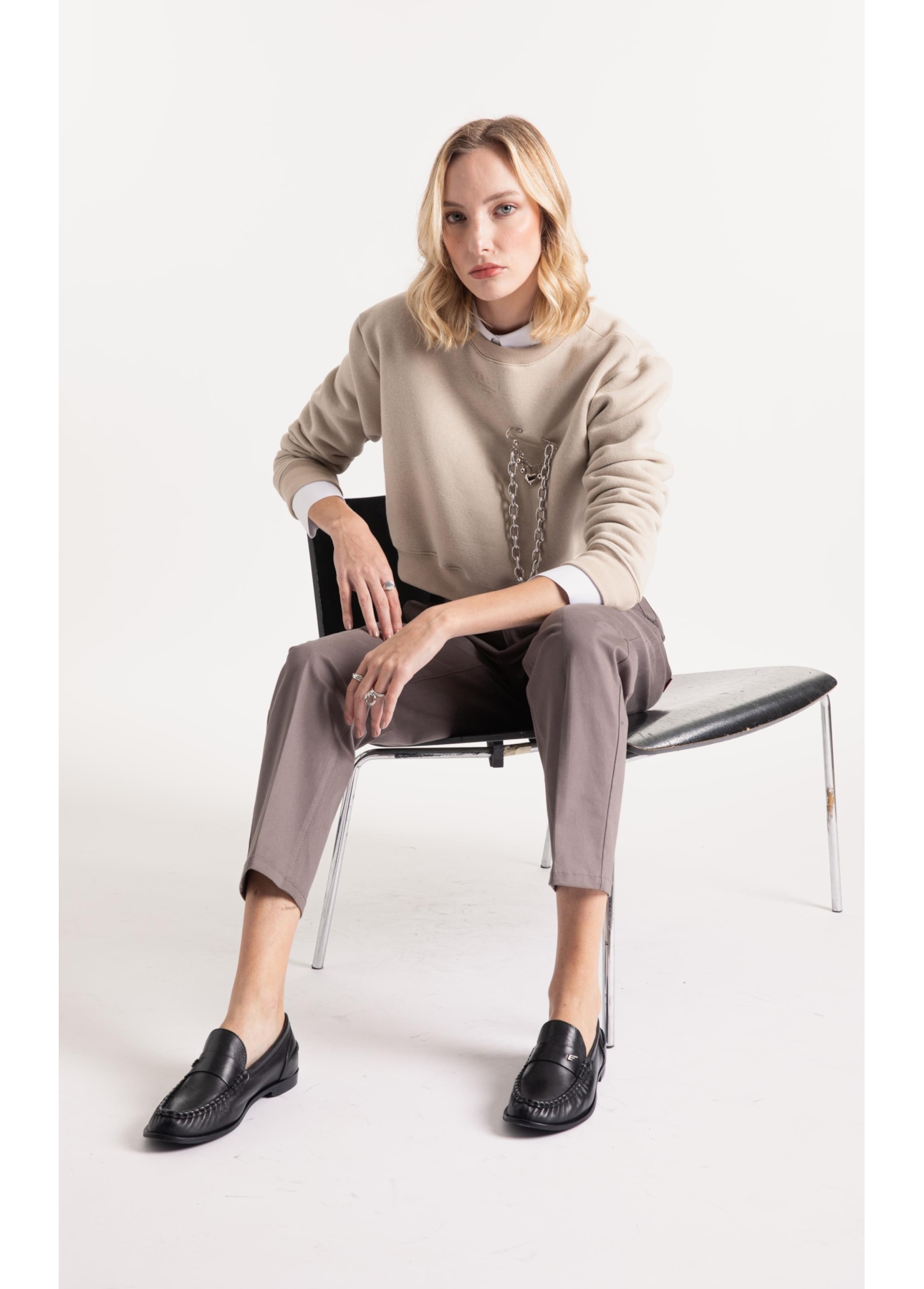 Loafer Fiorella Ellus Preto