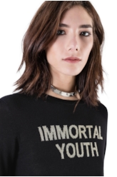 Lurex Immortal Youth Sweater Ml Preto