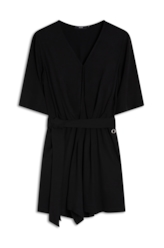 Macacao Affinity Transpass Dress Like Preto
