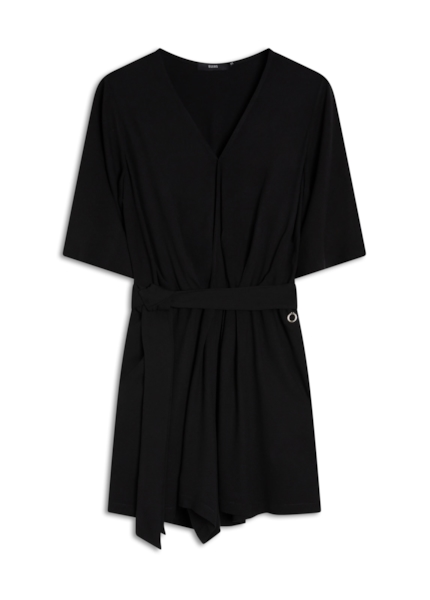 Macacao Affinity Transpass Dress Like Preto