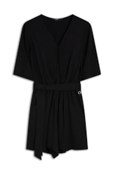 Macacao Affinity Transpass Dress Like Preto