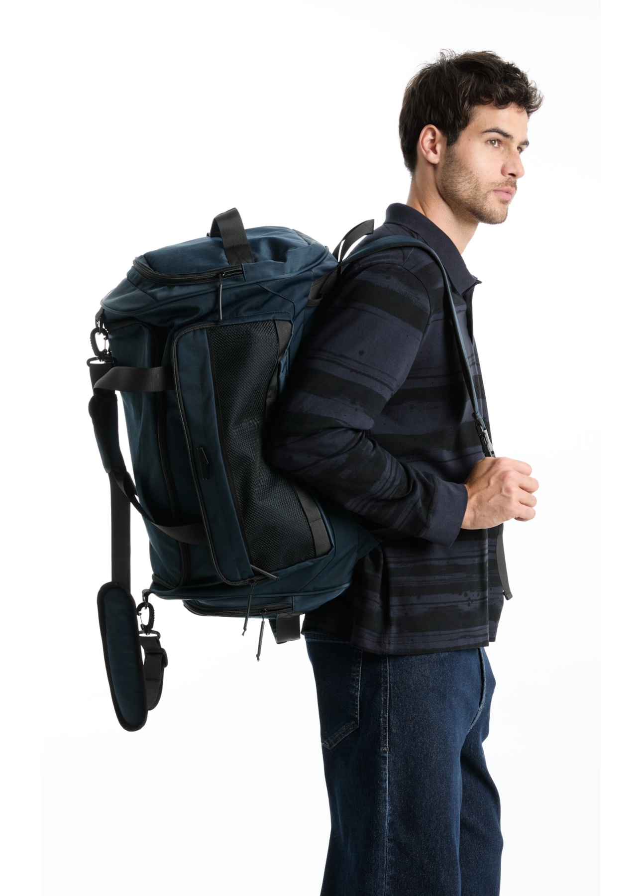 Mala Weekend Bag Atlantis Nylon Marinho