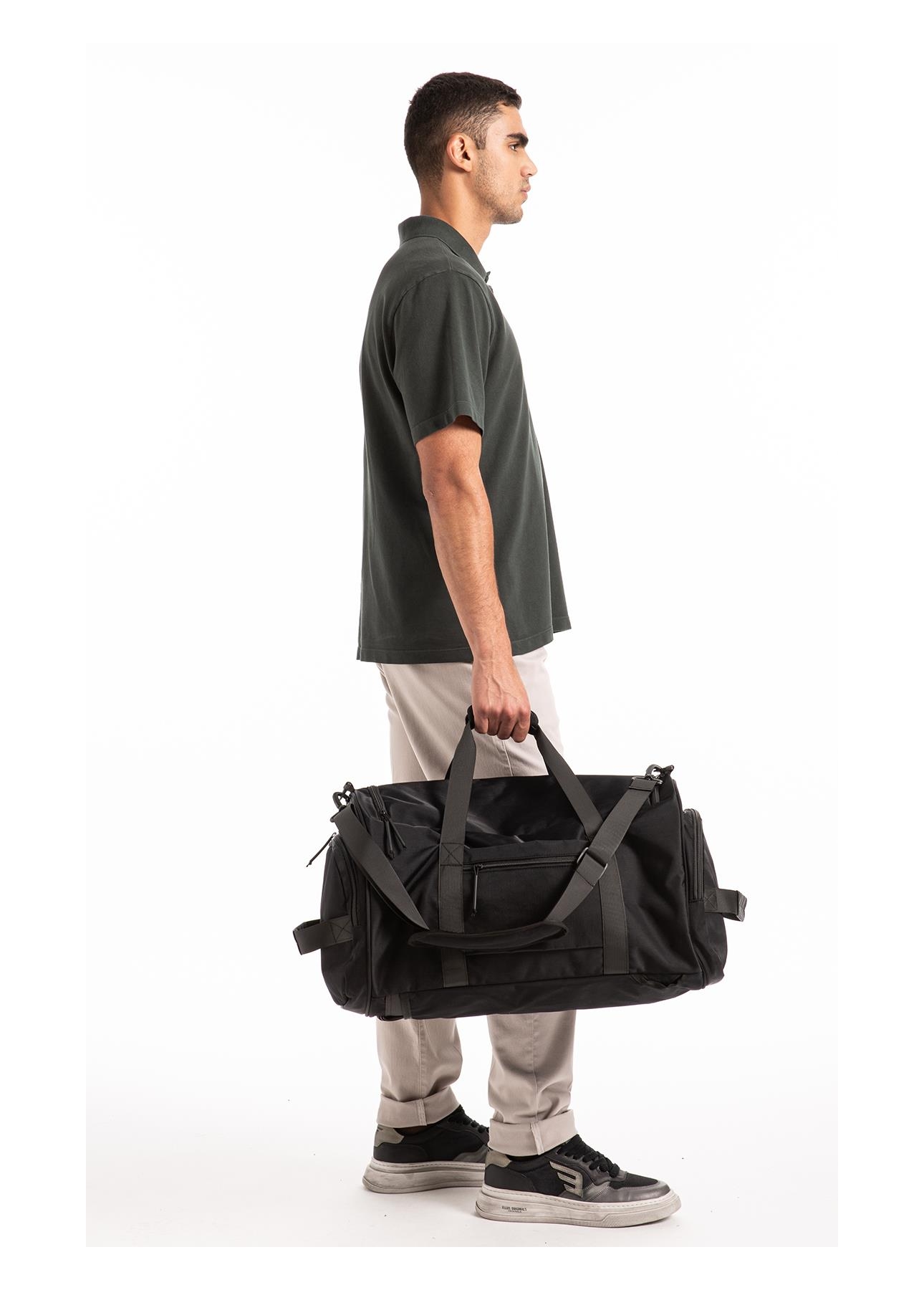 Mala Weekend Bag Atlantis Nylon Preto