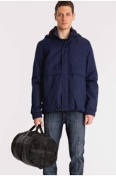 Mala Weekend Bag Rubber Ellus Preto