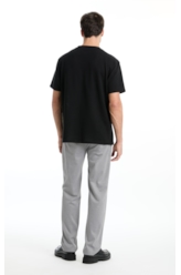 Malha Jacquard Classic B. Faca Silver Gray