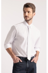 Maquineta Orion Classic Button Down Ml Branco