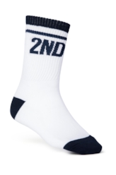 Meia 2nd 2stripes Cano Alta Dark Navy