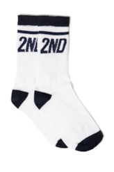 Meia 2nd 2stripes Cano Alta Dark Navy