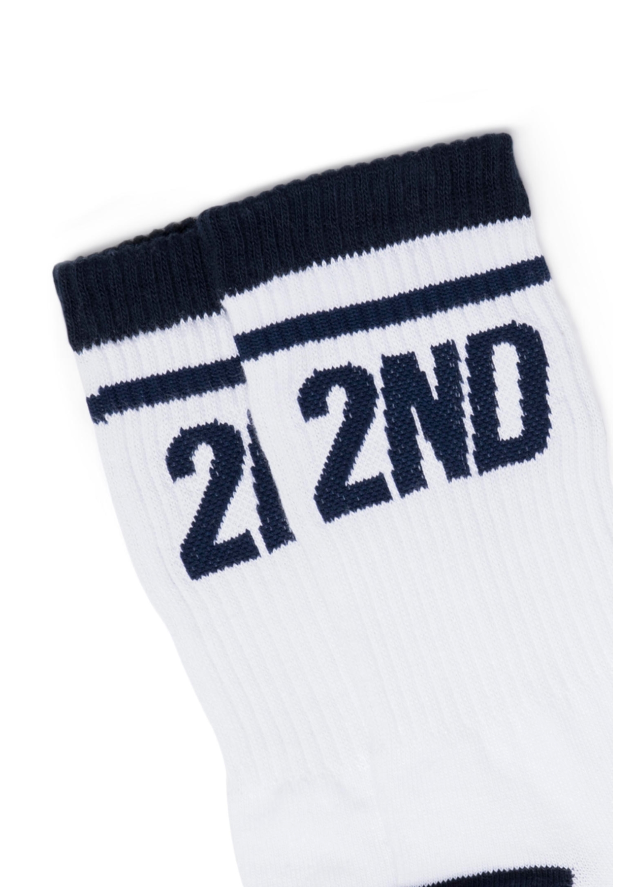 Meia 2nd 2stripes Cano Alta Dark Navy