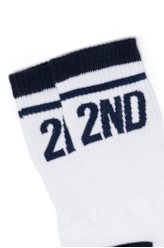 Meia 2nd 2stripes Cano Alta Dark Navy