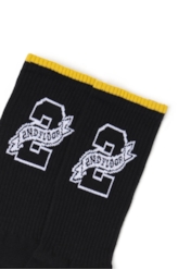 Meia 2nd Flag Friso Cano Alt Preto