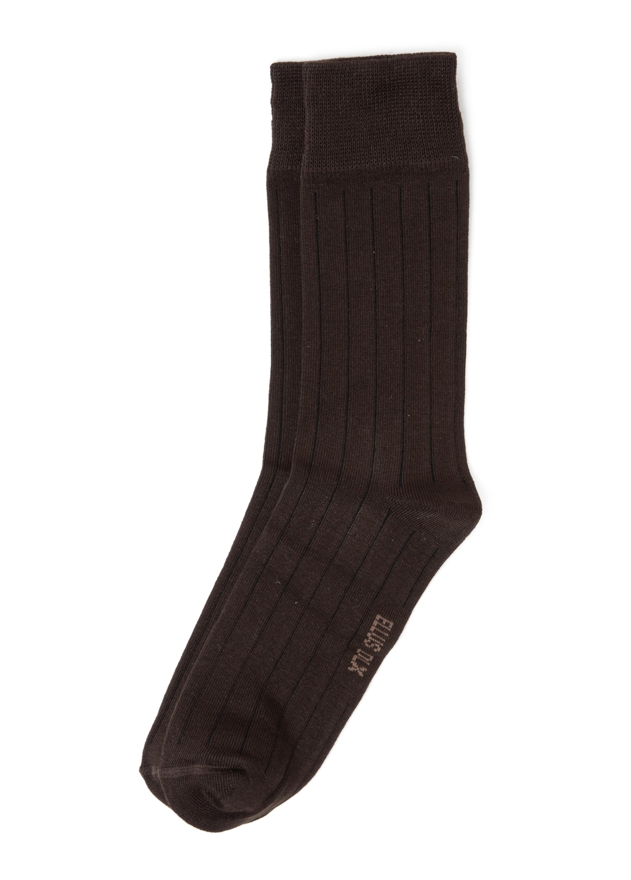 Meia Ribbed Ellus Cafe