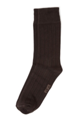 Meia Ribbed Ellus Cafe