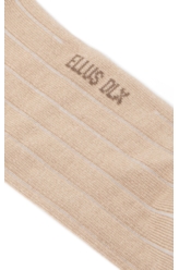Meia Ribbed Ellus Caqui