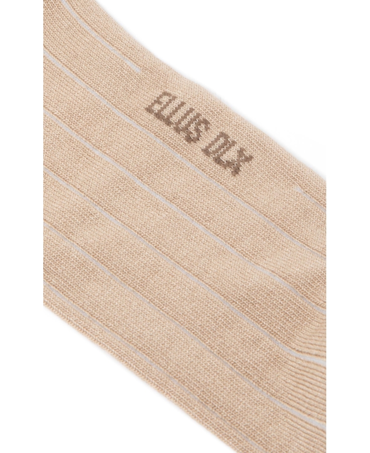 Meia Ribbed Ellus Caqui