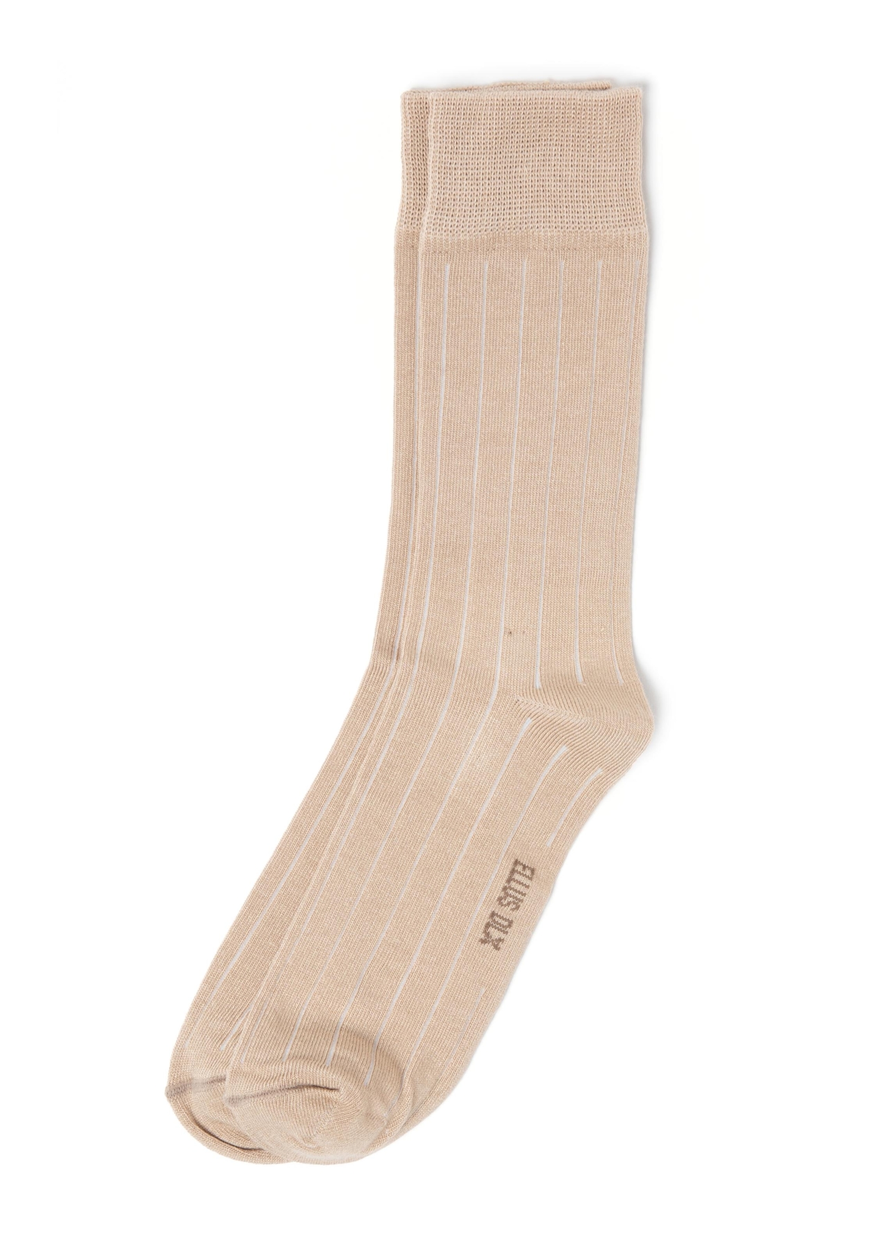 Meia Ribbed Ellus Caqui