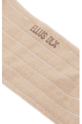 Meia Ribbed Ellus Caqui