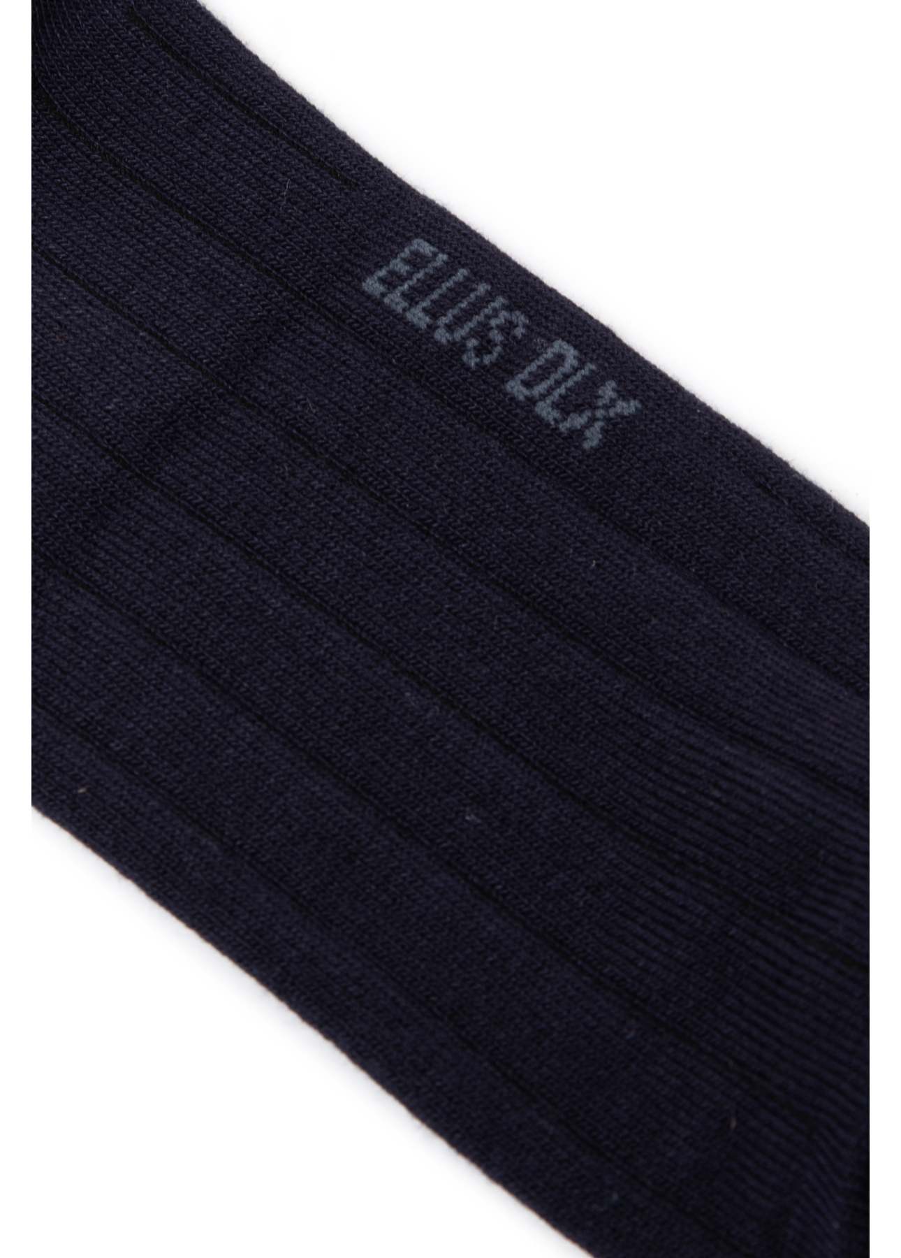 Meia Ribbed Ellus Dark Navy