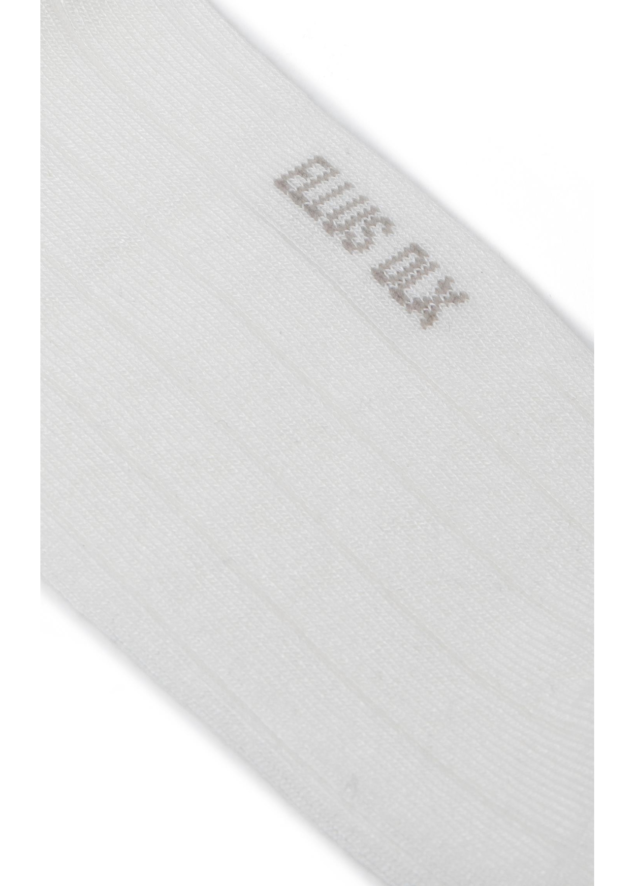 Meia Ribbed Ellus Off White