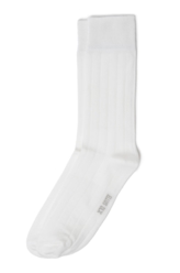 Meia Ribbed Ellus Off White