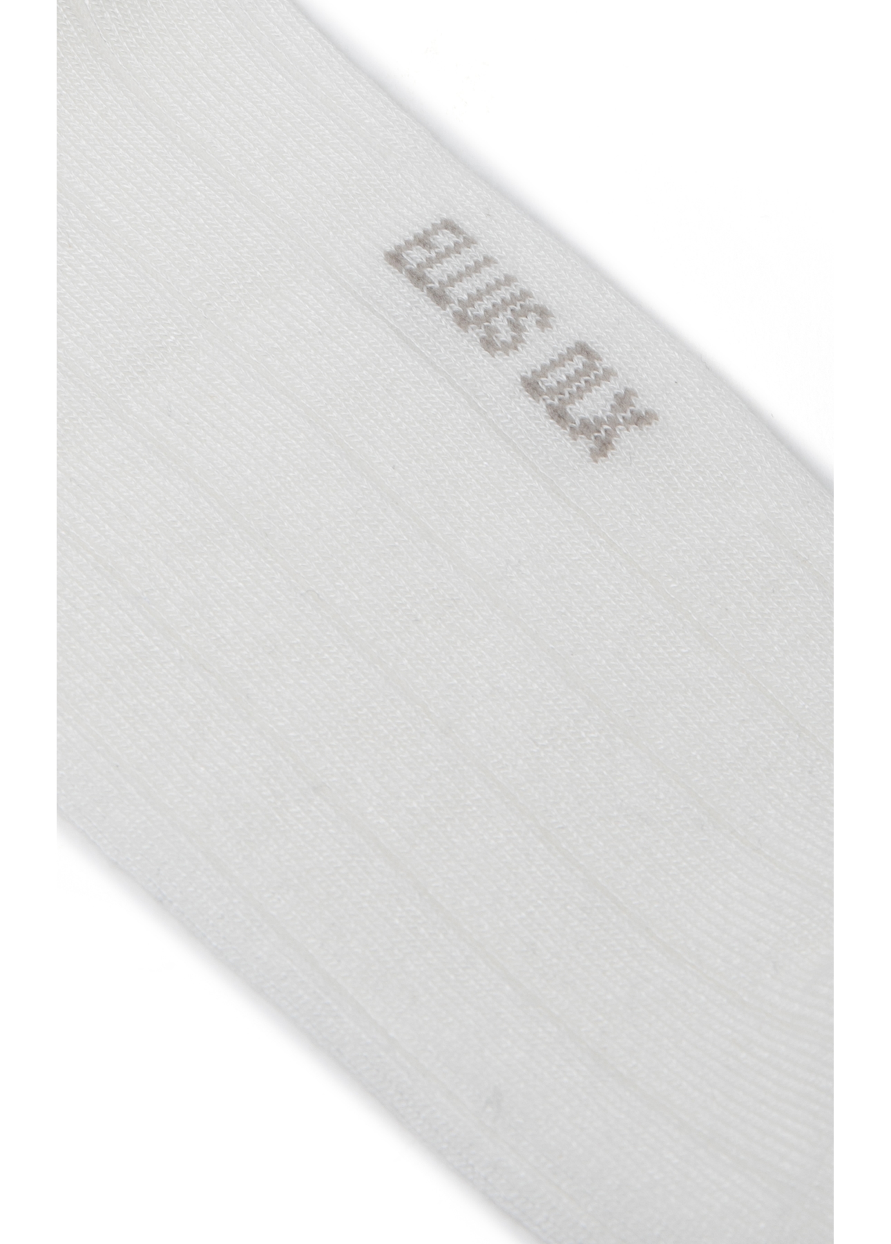 Meia Ribbed Ellus Off White