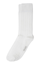Meia Ribbed Ellus Off White